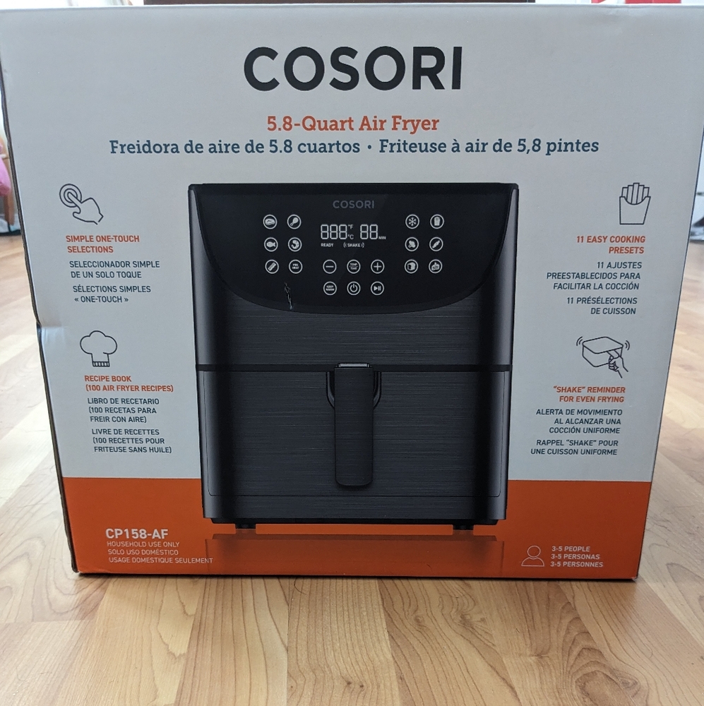 COSORI Air Fryer Oven Combo 5.8QT Max Xl Large Cooker-Gen 2 817915024140